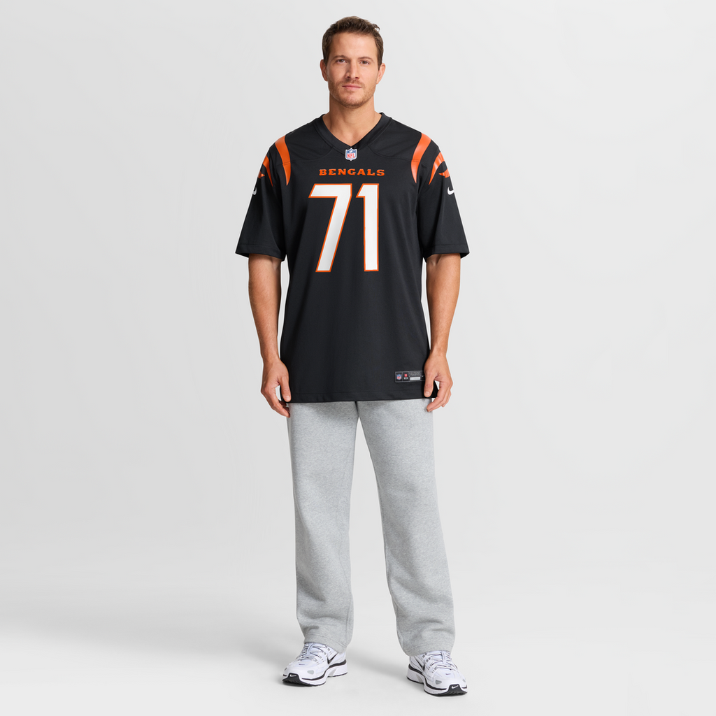 Cincinnati Bengals Amarius Mims Nike Black Player Game Jersey product image 7, provided for visual reference and product