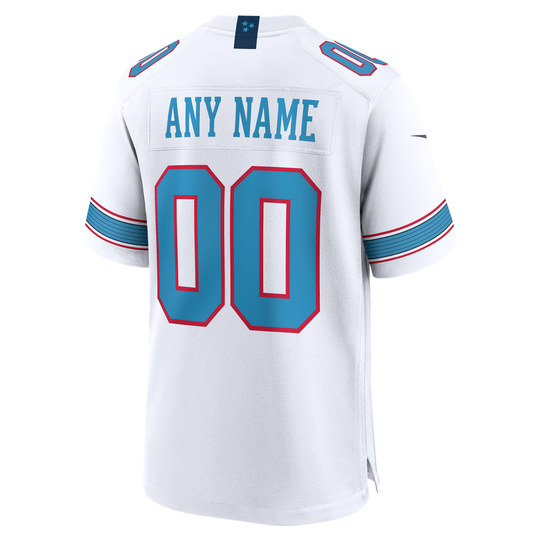 Tennessee Titans Nike White Game Custom Jersey product image 9, provided for visual reference and product detail review