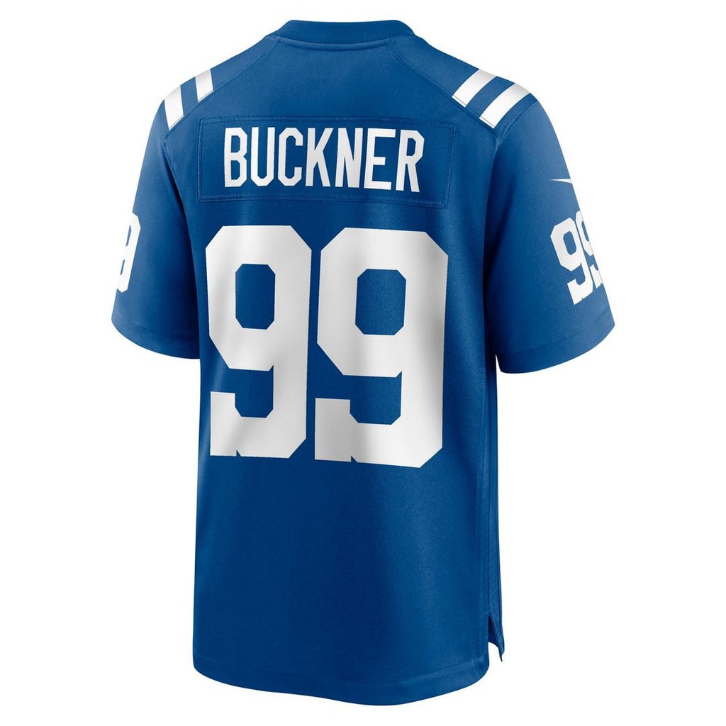 Indianapolis Colts DeForest Buckner Nike Royal Game Jersey product image 3, provided for visual reference and product detail