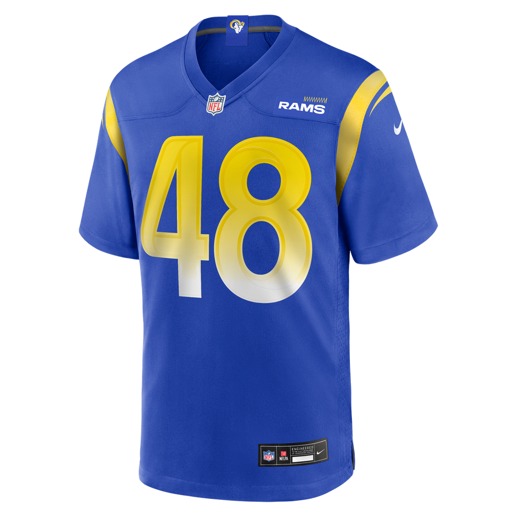 Los Angeles Rams Omar Speights Nike Royal Game Jersey product image 2, provided for visual reference and product detail