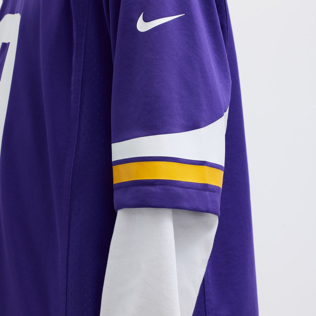 Minnesota Vikings J.J. McCarthy Nike Purple Player Game Jersey product image 10, provided for visual reference and product