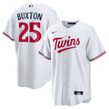 Minnesota Twins Byron Buxton Nike White Home Replica Jersey product image 1, provided for visual reference and product