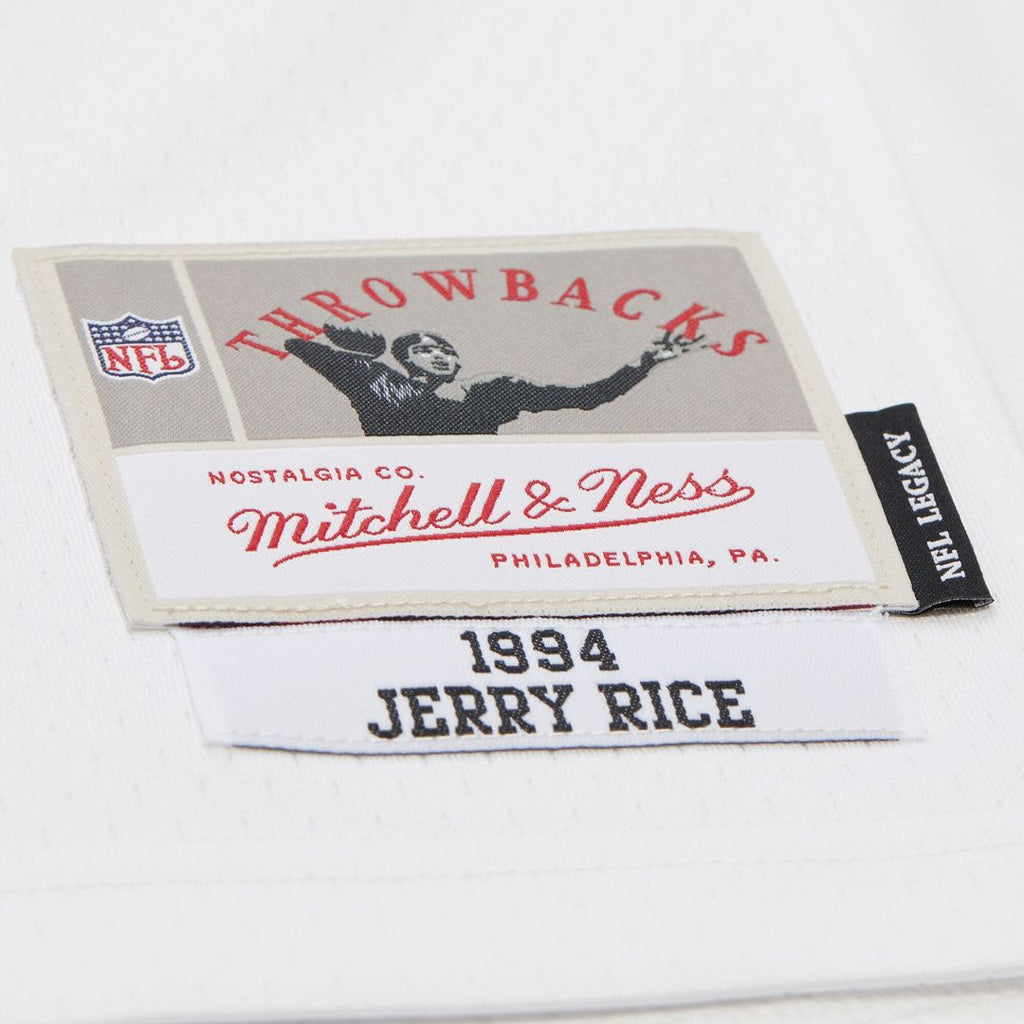 San Francisco 49ers Jerry Rice Mitchell & Ness White 1994 Legacy Replica Jersey product image 5, provided for visual