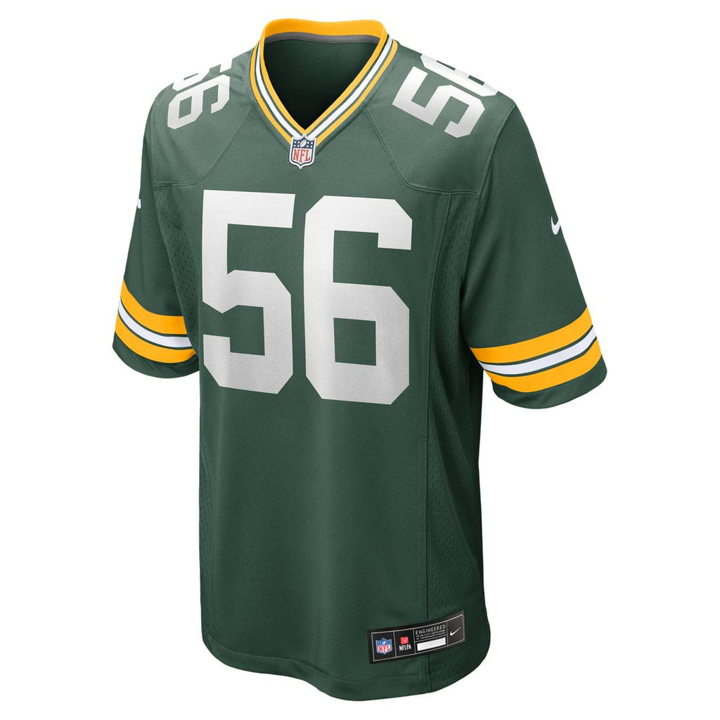 Green Bay Packers Edgerrin Cooper Nike Green Game Jersey product image 2, provided for visual reference and product detail
