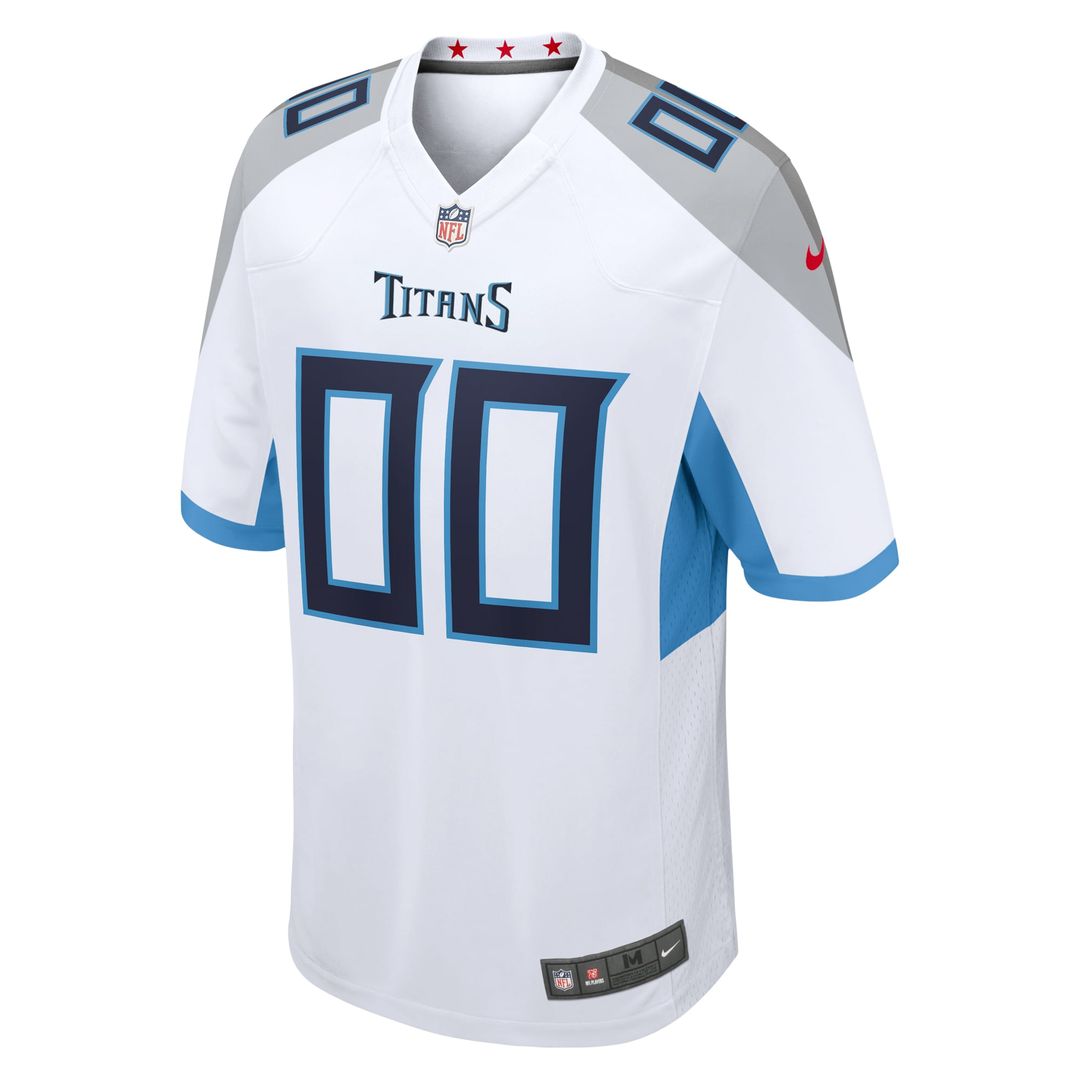 Tennessee Titans Nike White Custom Game Jersey product image 5, provided for visual reference and product detail review