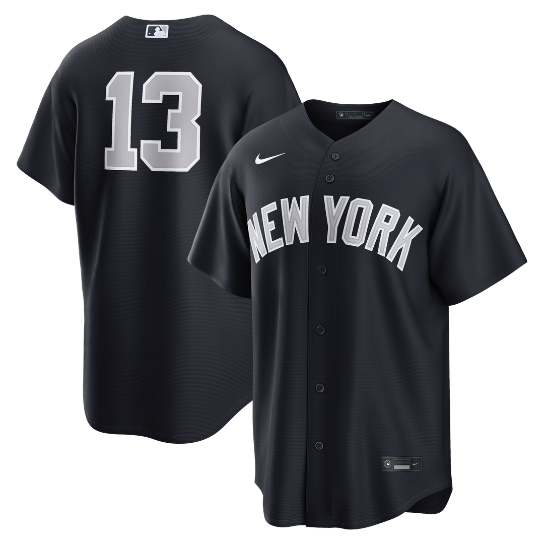 New York Yankees Jazz Chisholm Jr. Nike Navy Alternate Replica Jersey product image 1, provided for visual reference and