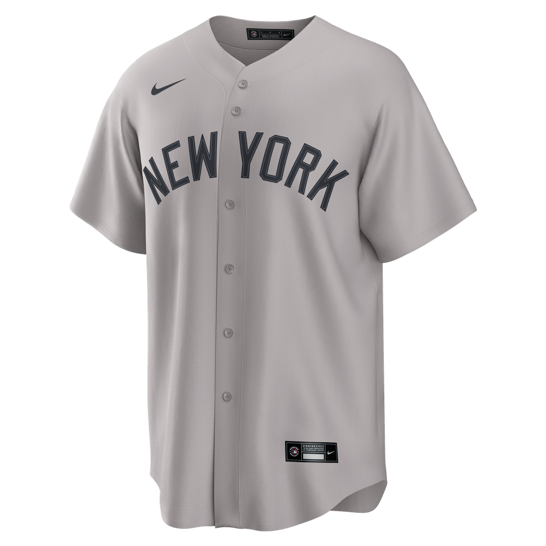 New York Yankees Gerrit Cole Nike Gray Road Replica Jersey product image 6, provided for visual reference and product detail