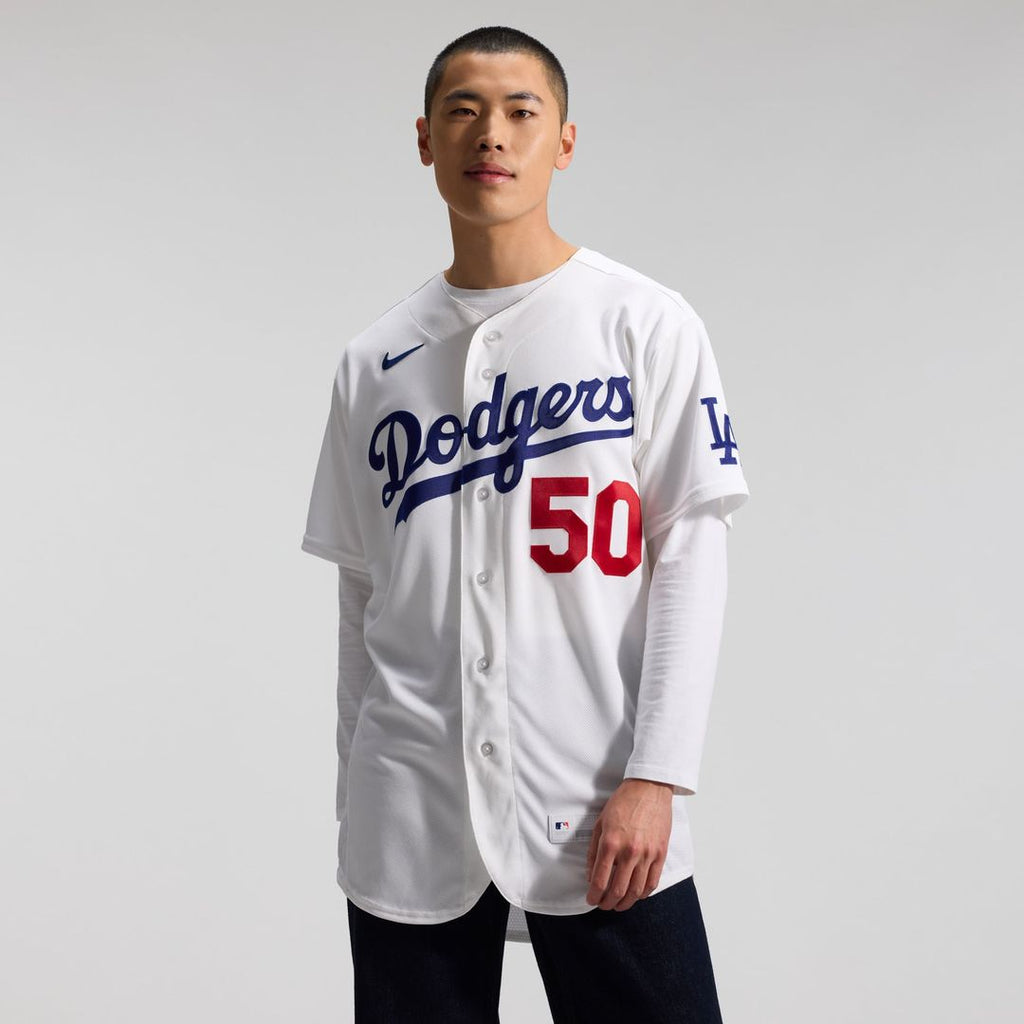 Los Angeles Dodgers Mookie Betts Nike White Home Authentic Jersey product image 4, provided for visual reference and product
