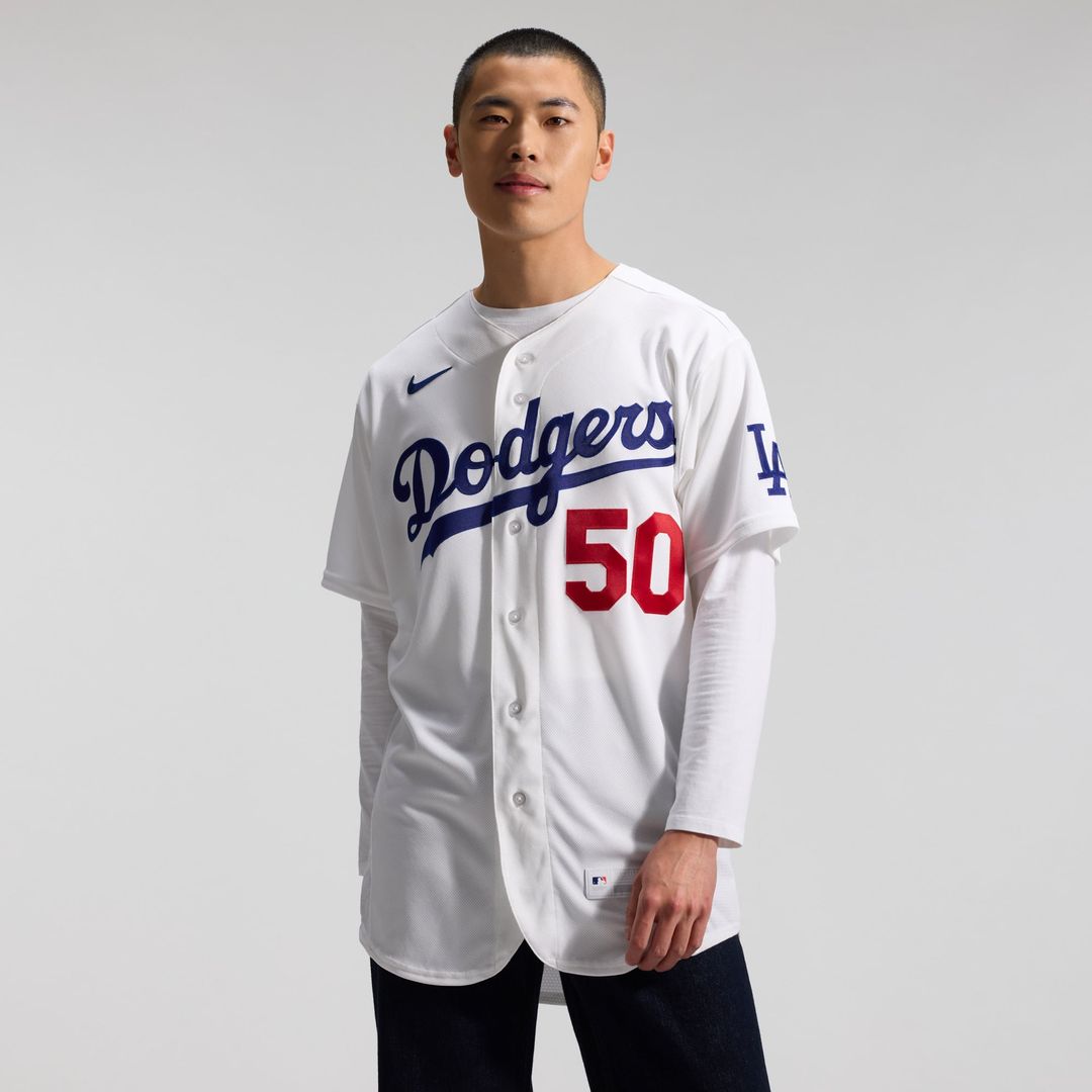 Los Angeles Dodgers Mookie Betts Nike White Home Authentic Jersey product image 4, provided for visual reference and product