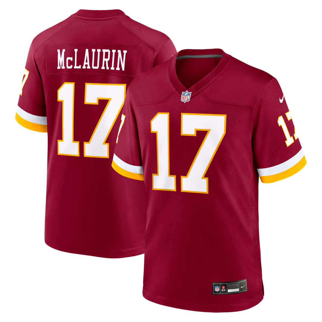 Hail Raiser Washington Commanders Terry McLaurin Nike Black Alternate Game Jersey product image 27, provided for visual