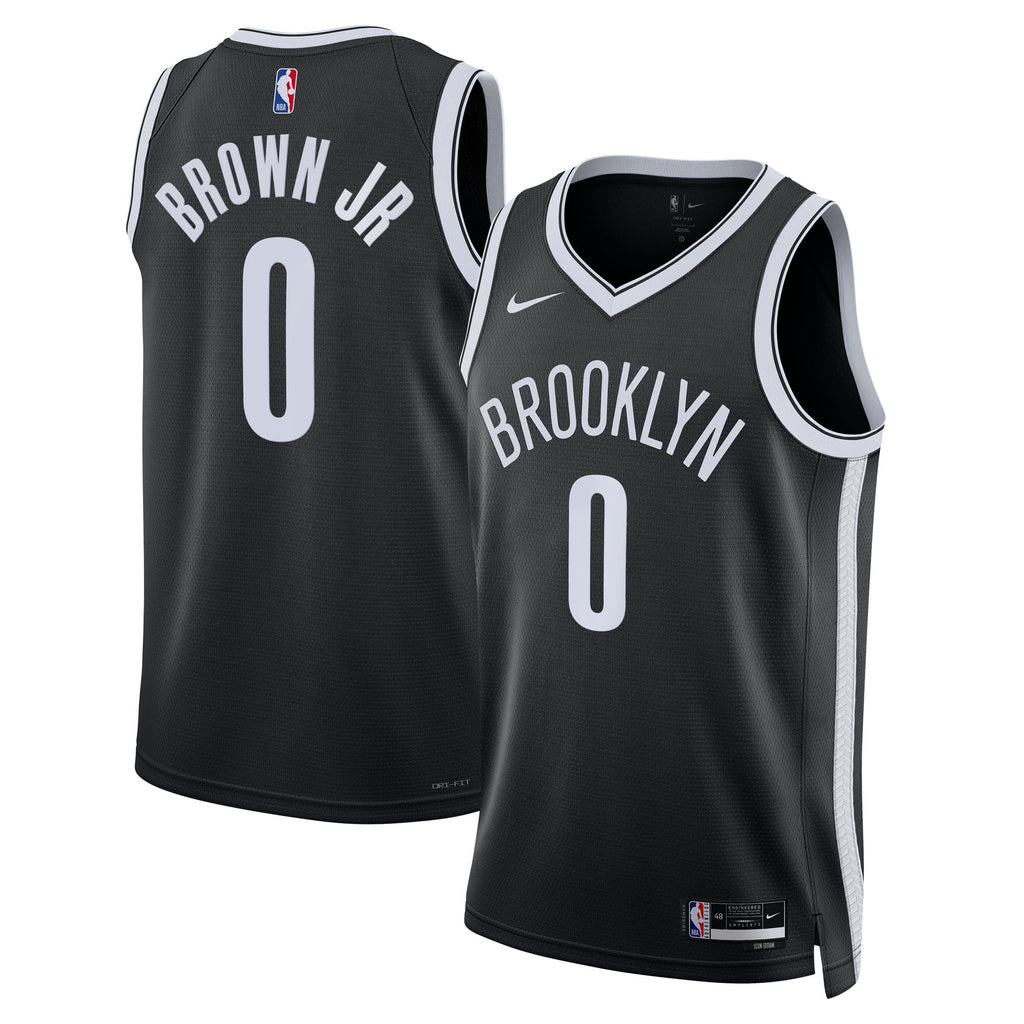 Brooklyn Nets Nike Icon Swingman Jersey - Black - Mikel product image 2