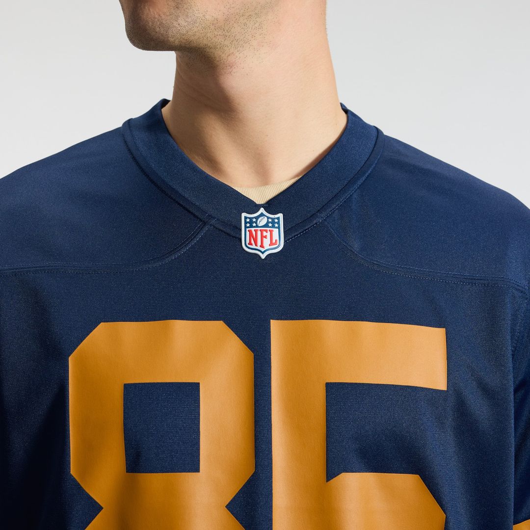 Green Bay Packers Tucker Kraft Nike Navy Alternate Game Jersey product image 9, provided for visual reference and product