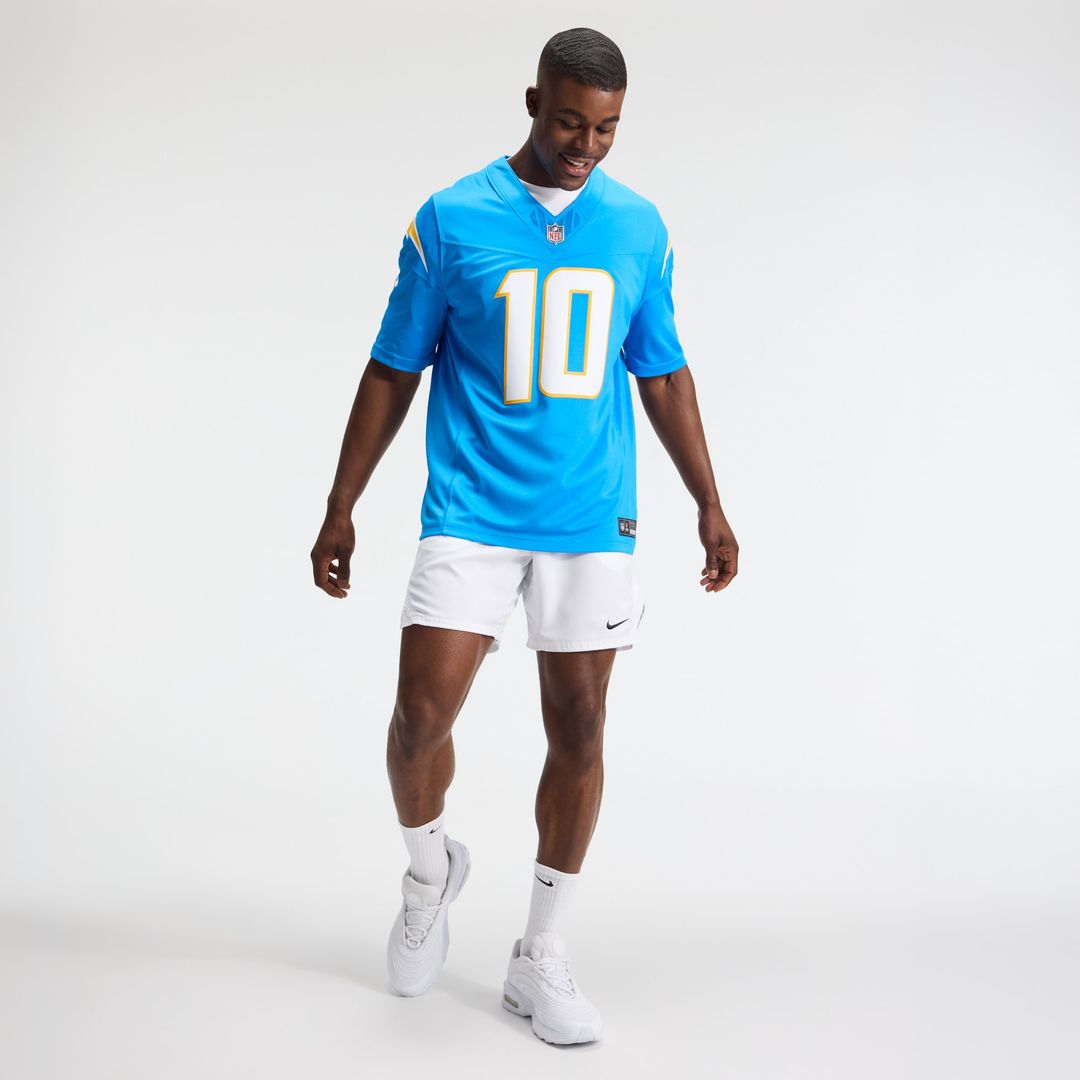 Los Angeles Chargers Justin Herbert Nike Navy Alternate Super Chargers Vapor F.U.S.E. Stitched Limited Jersey product image