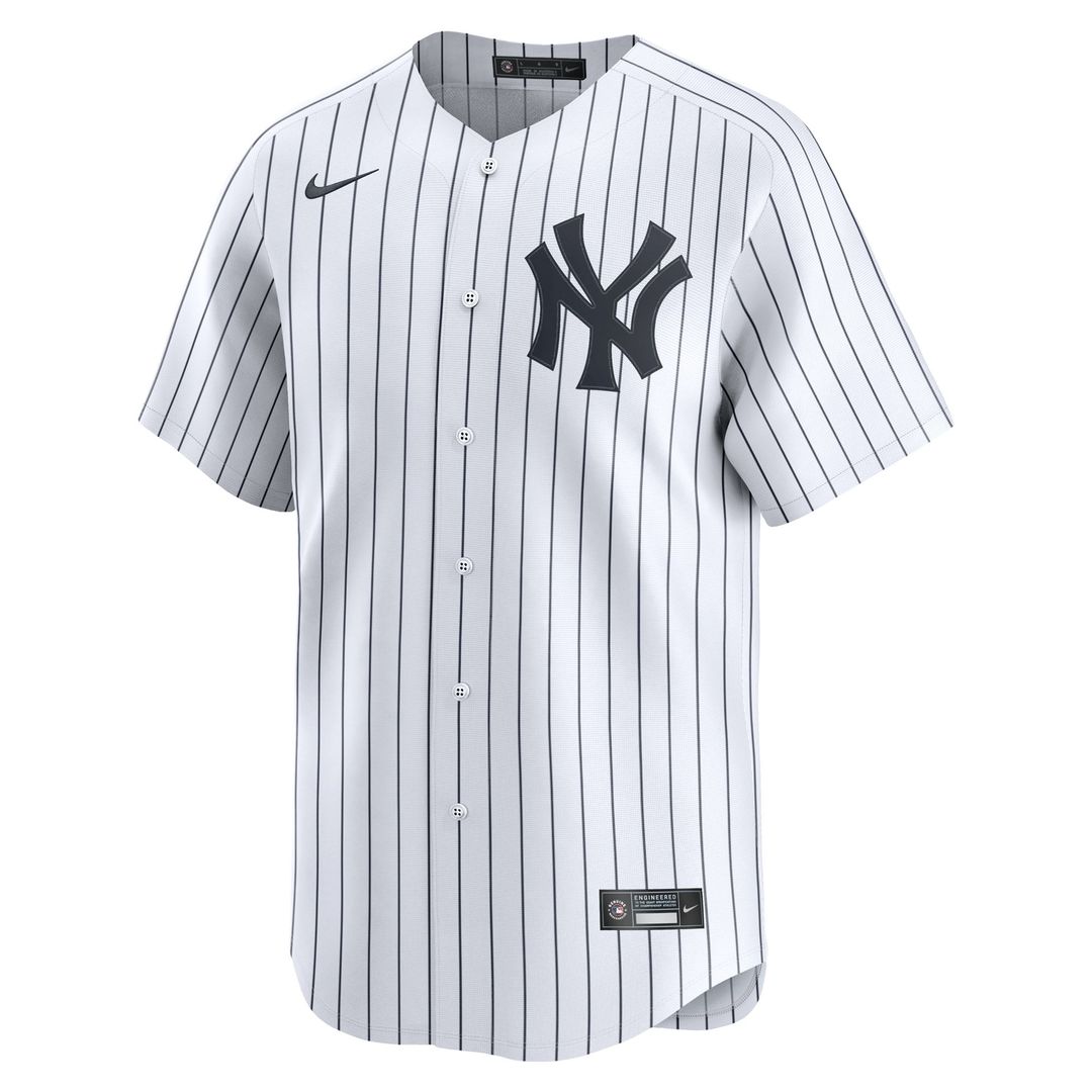 New York Yankees Mickey Mantle Nike White Home Limited Player Jersey product image 2, provided for visual reference and