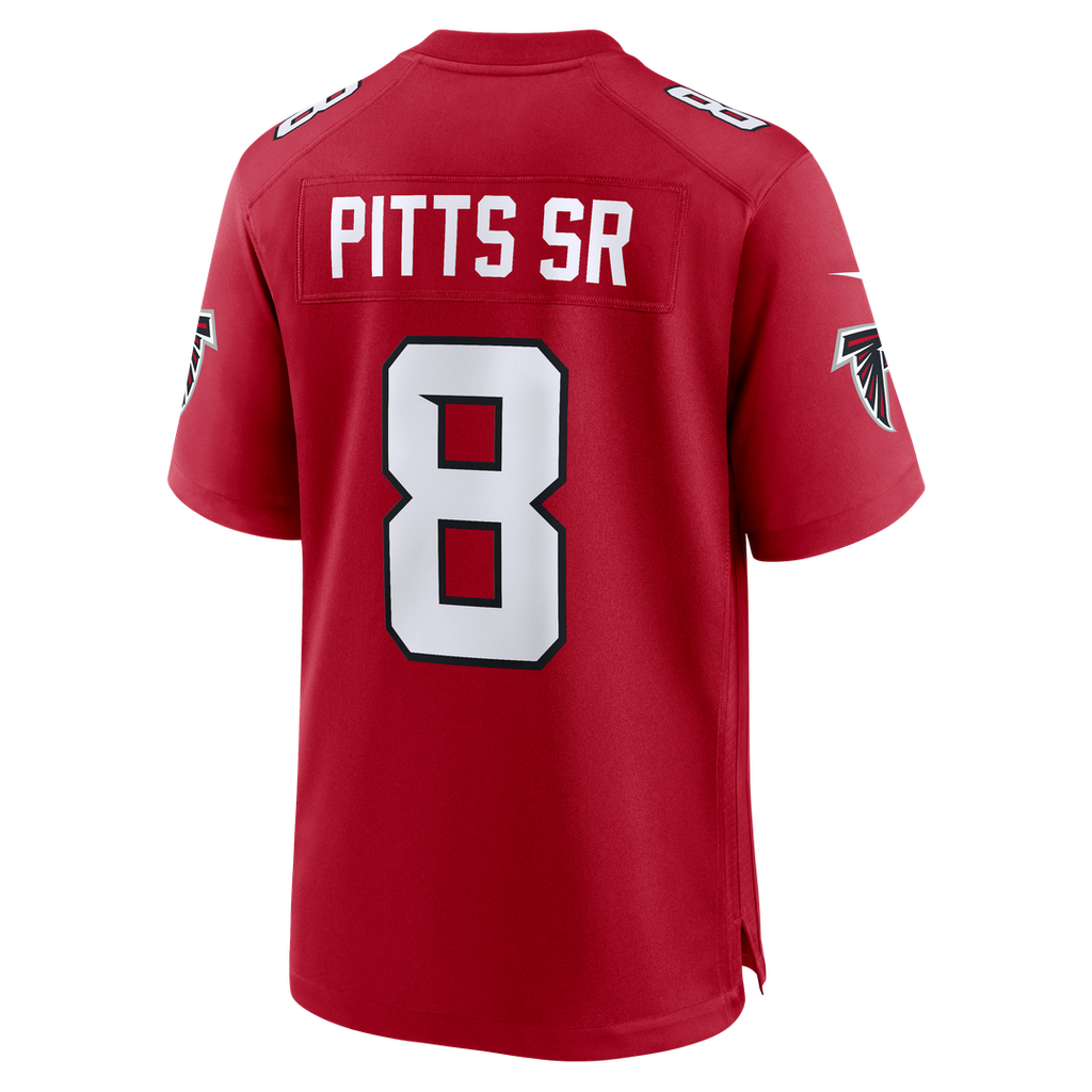 Atlanta Falcons Kyle Pitts Sr. Nike Black Alternate Game Jersey product image 9, provided for visual reference and product