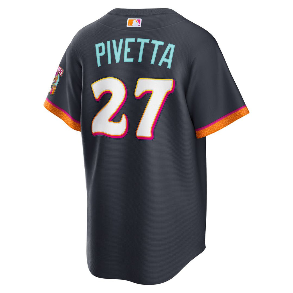 San Diego Padres Nick Pivetta Nike Obsidian 2026 City Connect Stadium Jersey product image 3, provided for visual reference