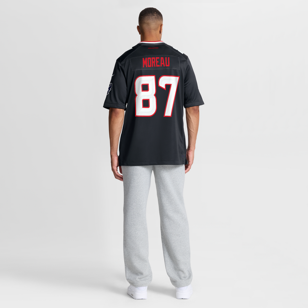 Houston Texans Foster Moreau Nike Navy Team Game Jersey product image 5, provided for visual reference and product detail