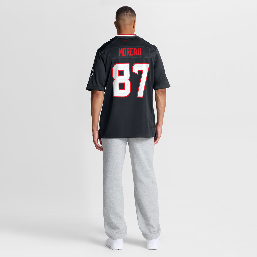 Houston Texans Foster Moreau Nike Navy Team Game Jersey product image 5, provided for visual reference and product detail