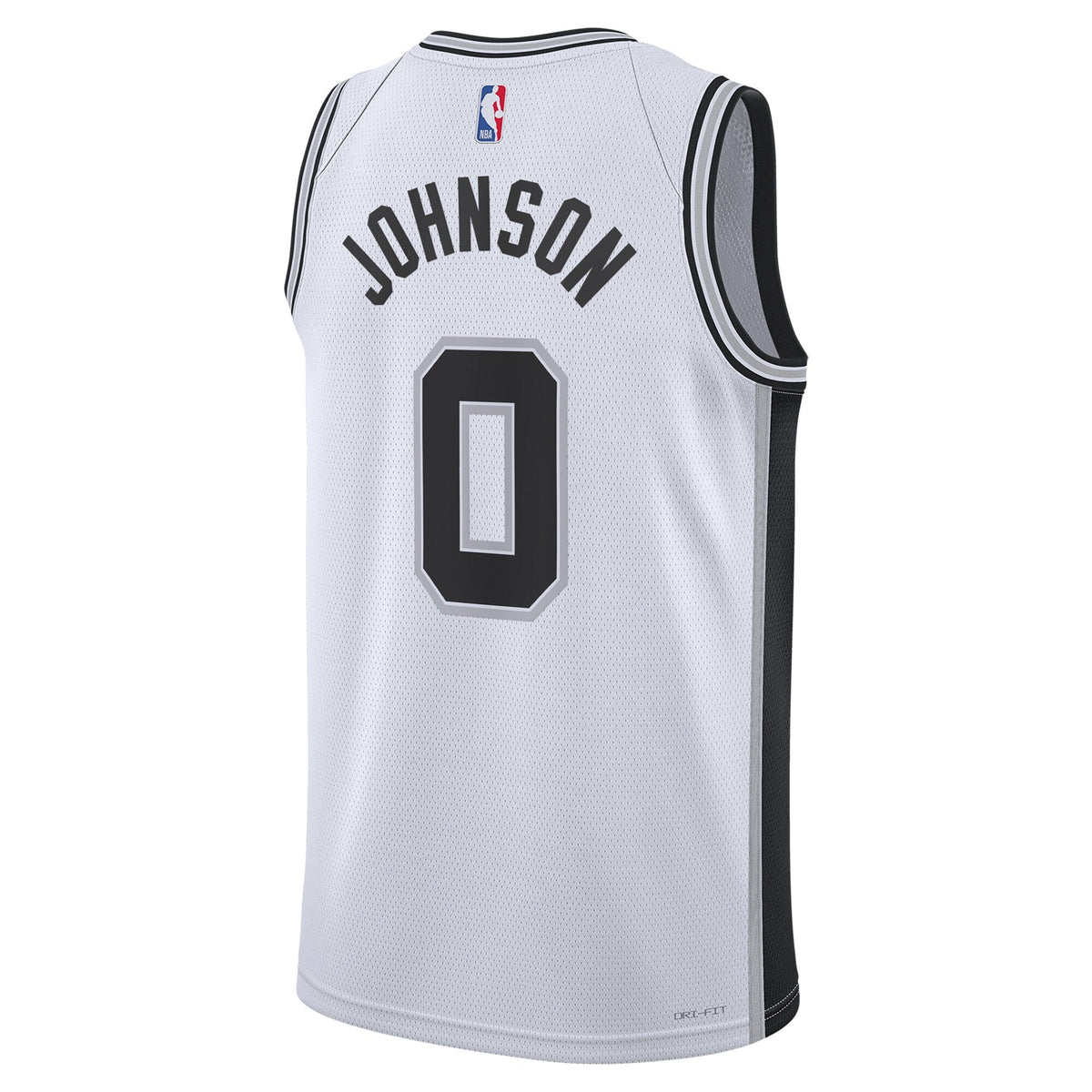 San Antonio Spurs Nike Association Edition Swingman Jersey - White - Keldon Johnson - Unisex product image 4, provided for