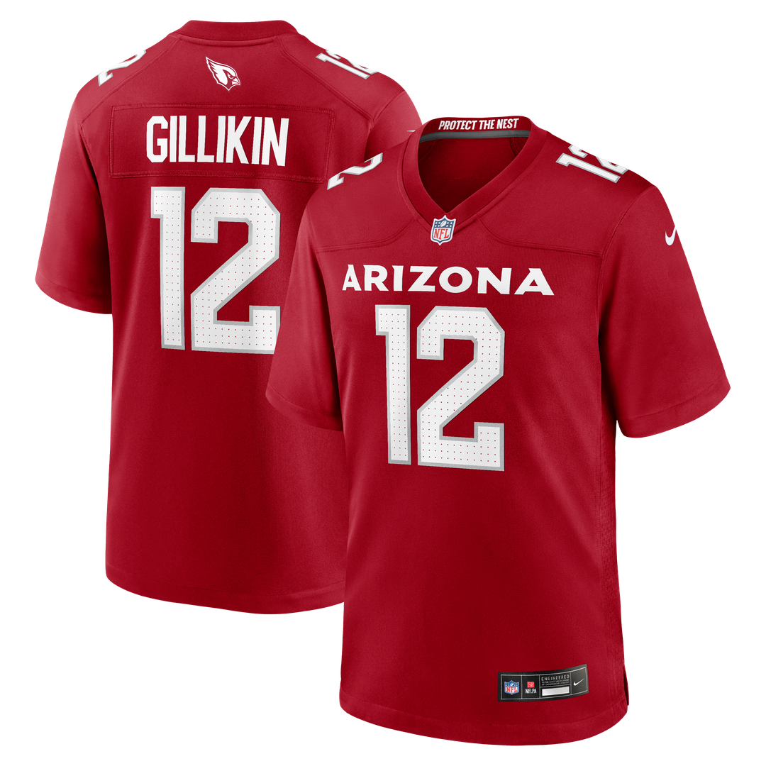 Arizona Cardinals Blake Gillikin Nike Cardinal Team Game Jersey product image 1, provided for visual reference and product