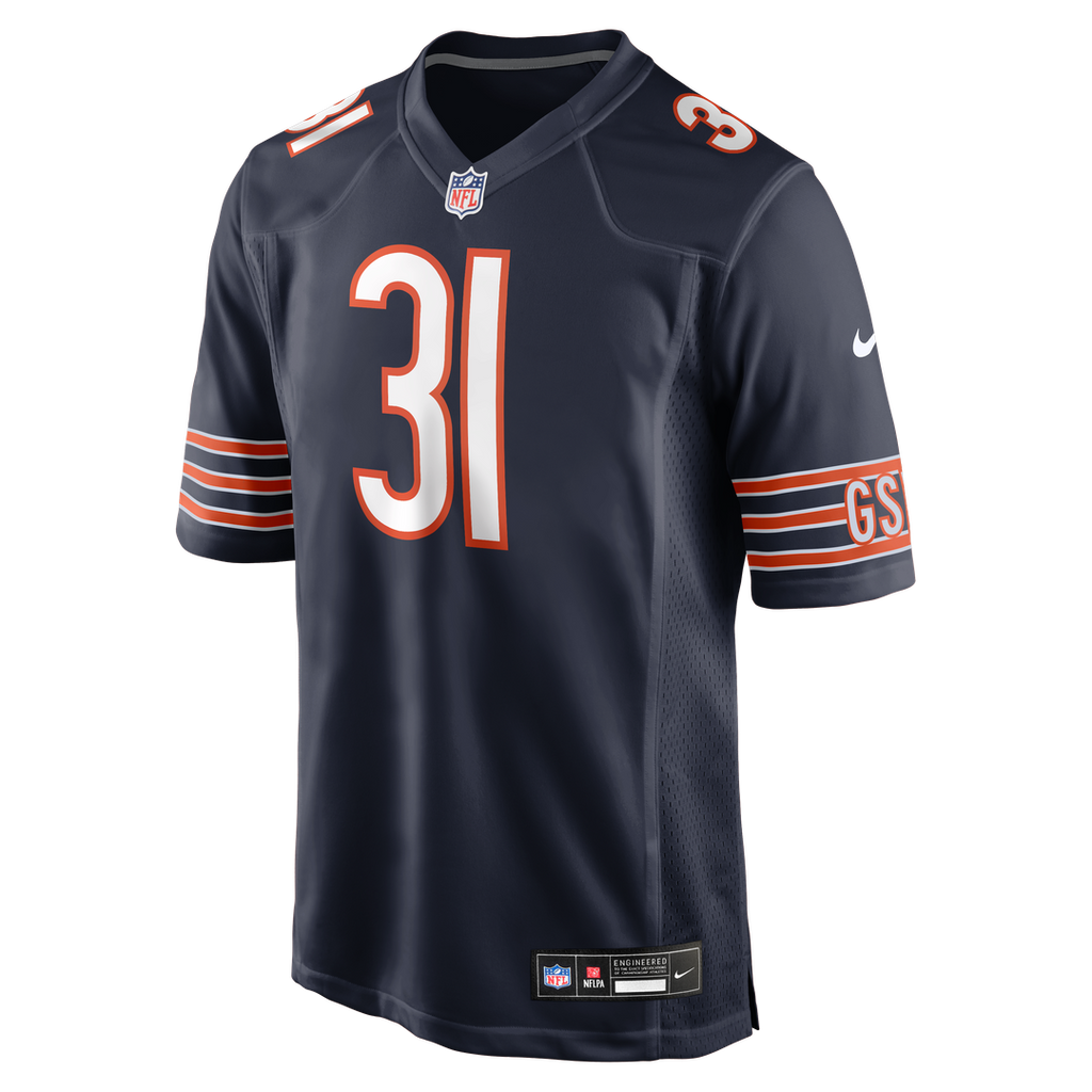 Chicago Bears Dillon Thieneman Nike Navy Team Game Jersey product image 2, provided for visual reference and product detail