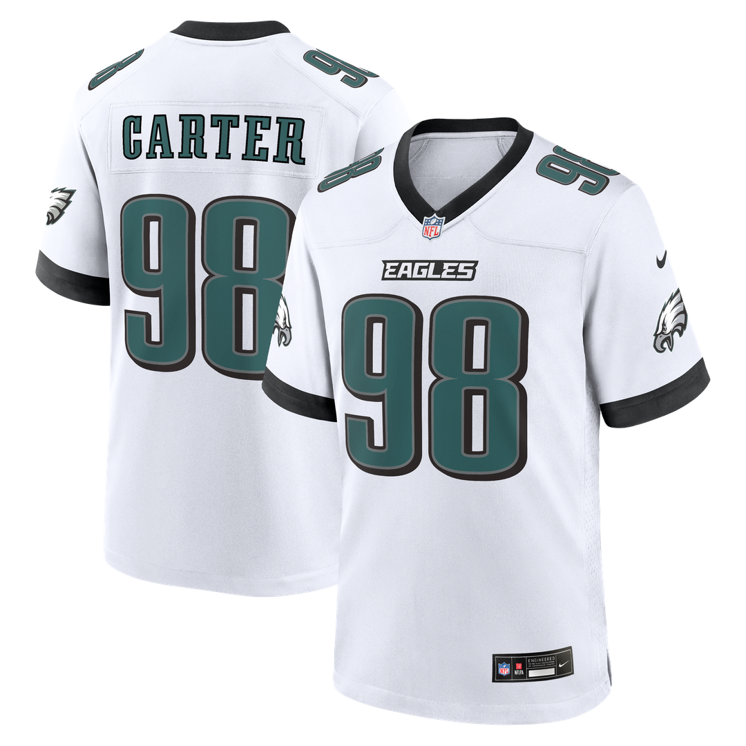 Philadelphia Eagles Jalen Carter Nike Midnight Green Team Game Jersey product image 20, provided for visual reference and