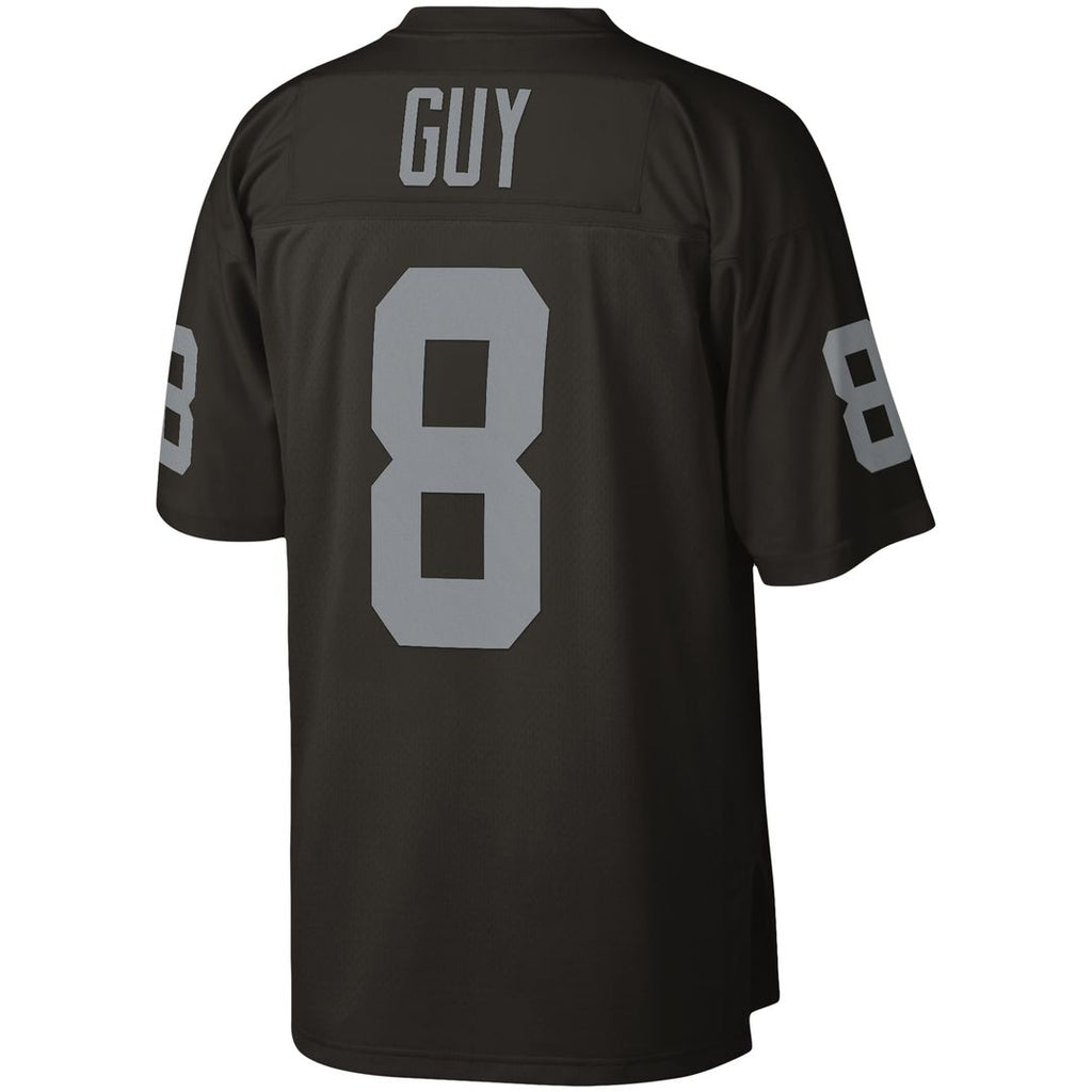 Las Vegas Raiders Ray Guy Mitchell & Ness Black Legacy Replica Jersey product image 3, provided for visual reference and