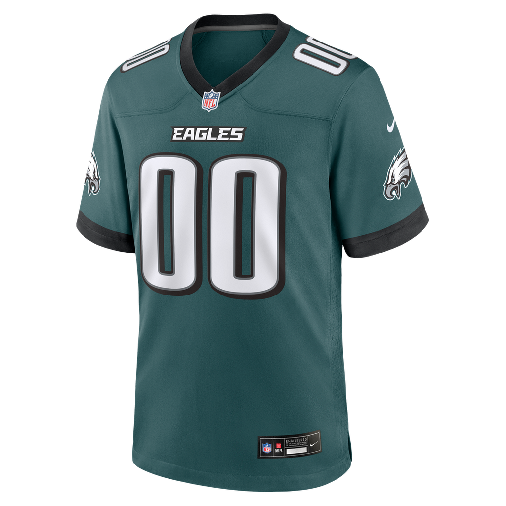 Philadelphia Eagles Jonathan Greenard Nike Midnight Green Game Jersey product image 2, provided for visual reference and