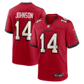 Tampa Bay Buccaneers Brad Johnson Nike Red Game Retired Player Jersey product image 1, provided for visual reference and