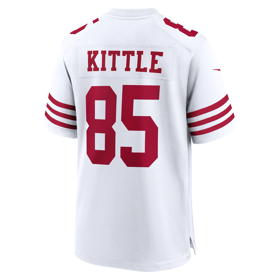 San Francisco 49ers George Kittle Nike Scarlet 80th Anniversary Game Jersey product image 23, provided for visual reference