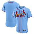 St. Louis Cardinals Nike Light Blue Alternate Sponsor Patch Authentic Jersey product image 1, provided for visual reference