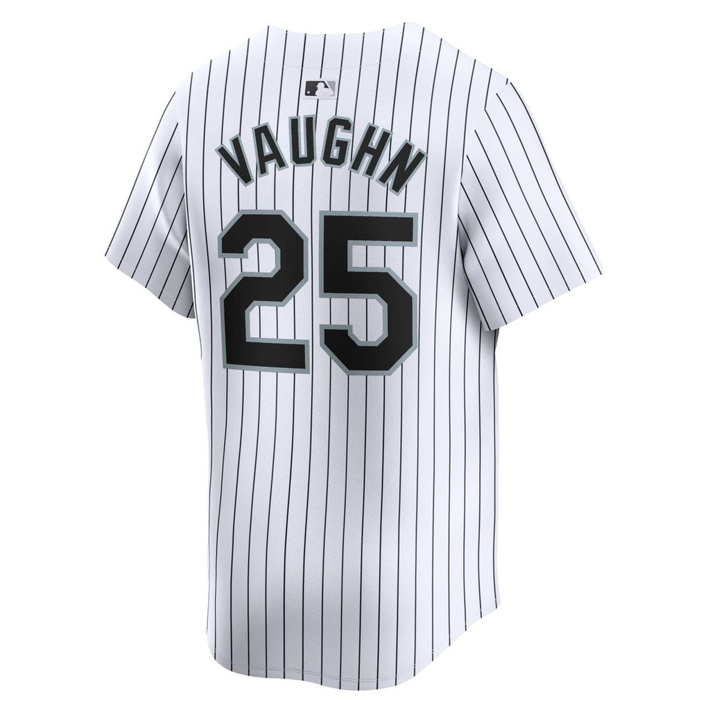 Chicago White Sox Andrew Vaughn Nike White Home Limited Player Jersey product image 3, provided for visual reference and