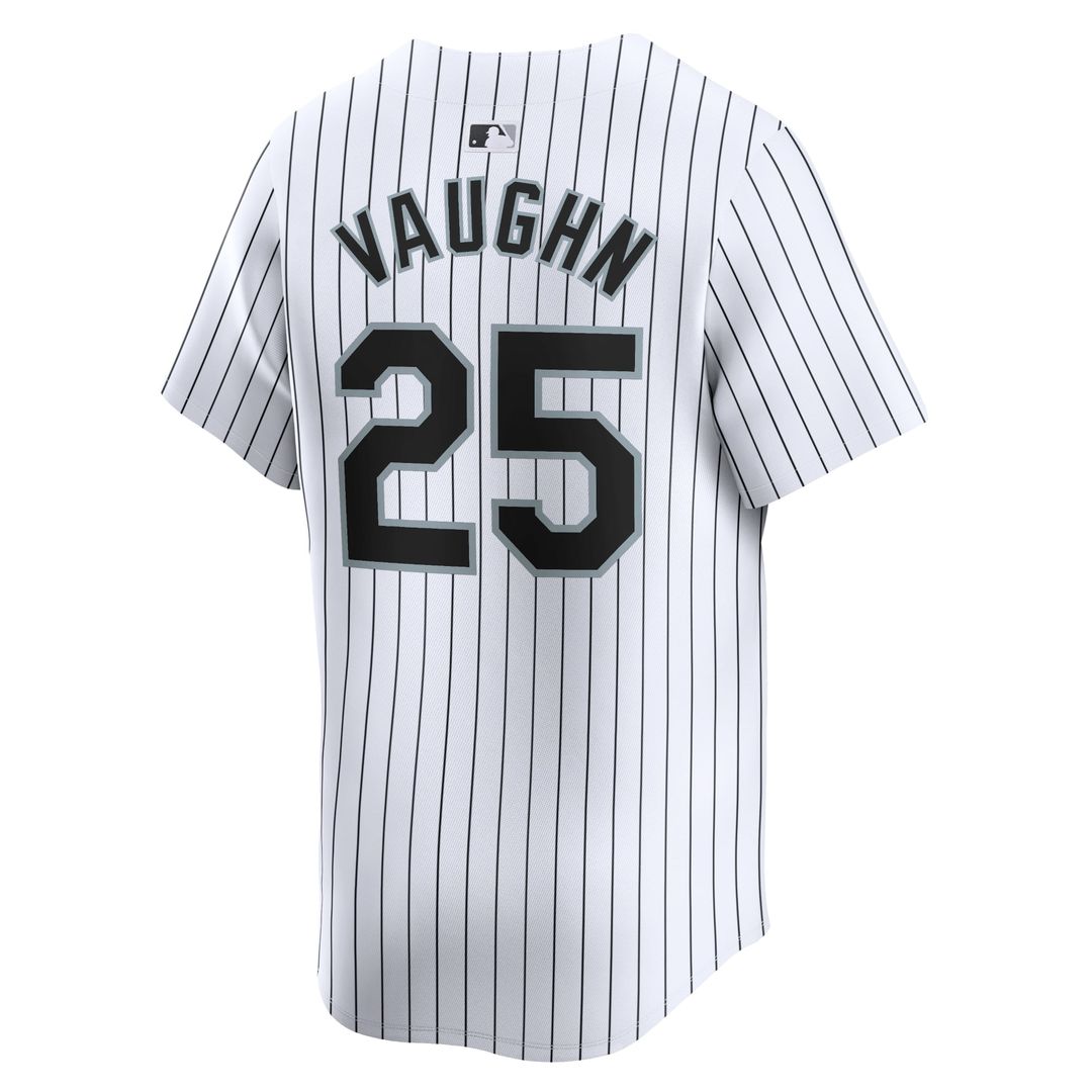 Chicago White Sox Andrew Vaughn Nike White Home Limited Player Jersey product image 3, provided for visual reference and