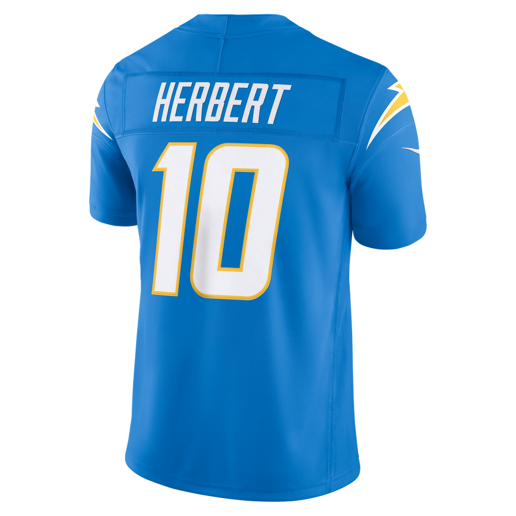 Los Angeles Chargers Justin Herbert Nike Navy Alternate Super Chargers Vapor F.U.S.E. Stitched Limited Jersey product image
