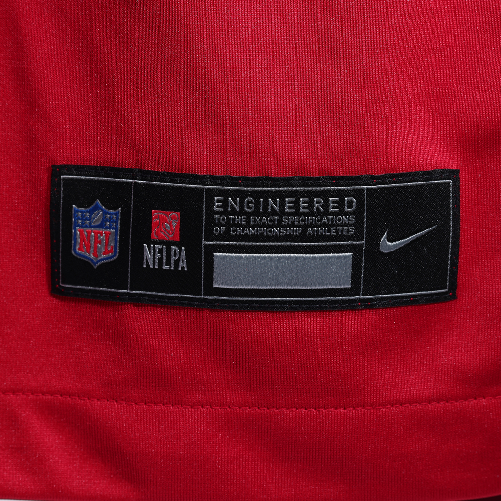 San Francisco 49ers Brett Toth Nike Scarlet Team Game Jersey product image 8, provided for visual reference and product