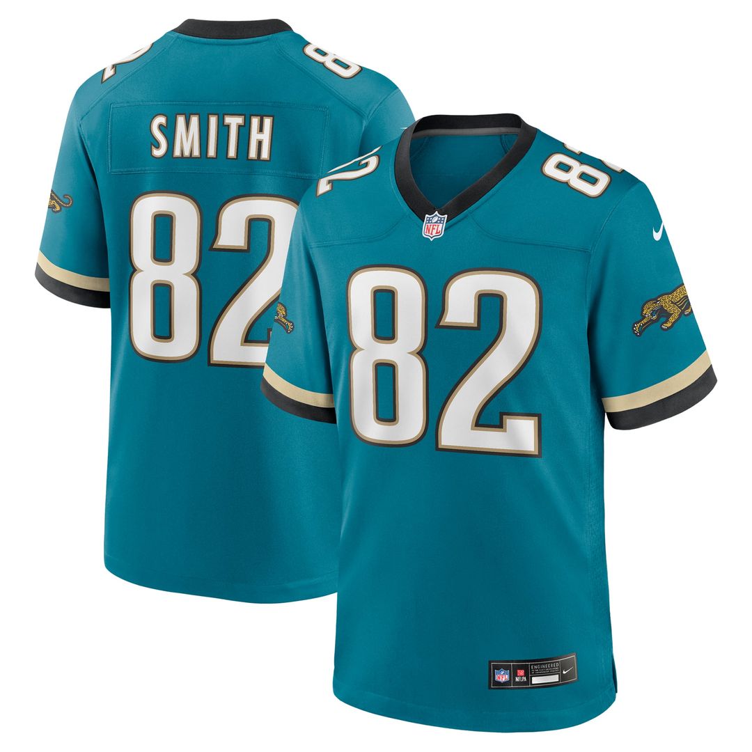 Jacksonville Jaguars Jimmy Smith Nike Teal Retired Player Alternate Game Jersey product image 1, provided for visual