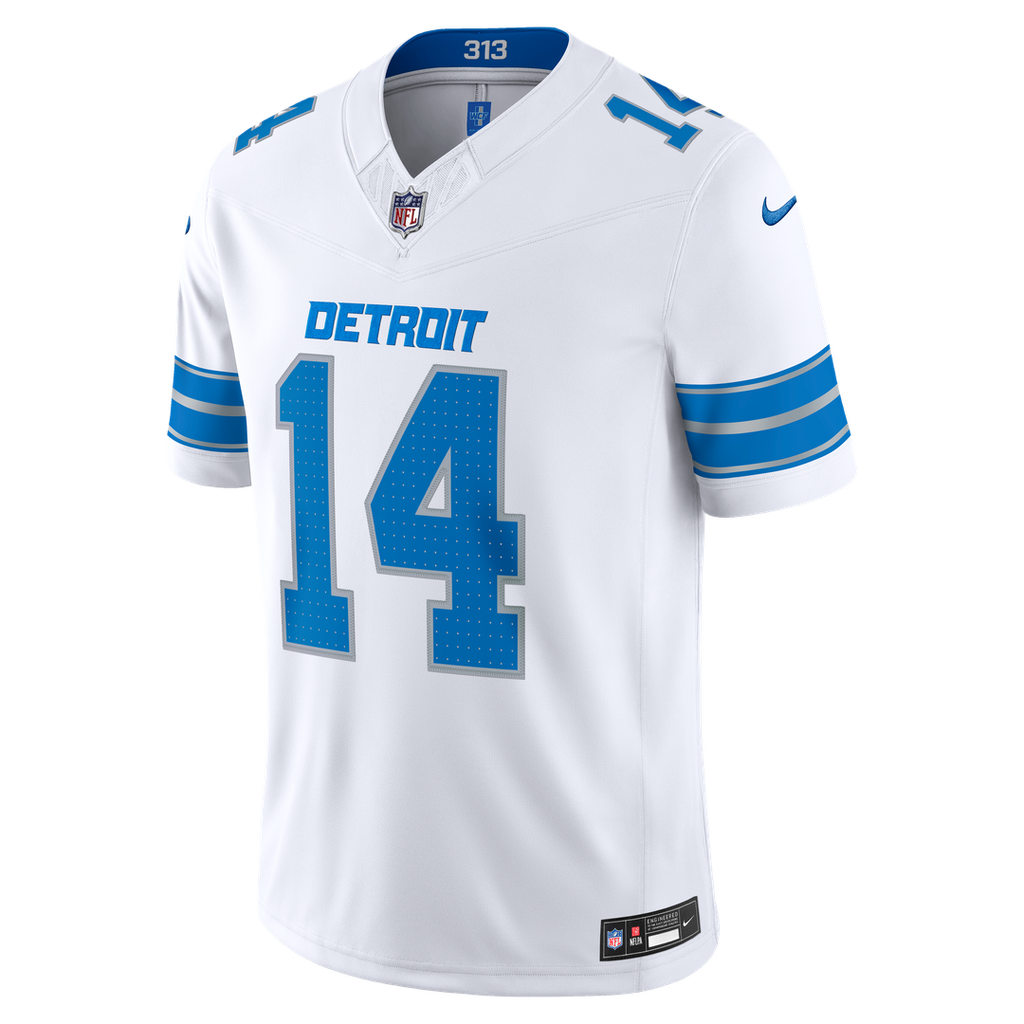 Detroit Lions Amon-Ra St. Brown Nike Blue Team Vapor F.U.S.E. Stitched Limited Jersey product image 30, provided for visual
