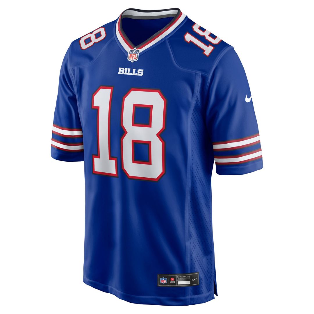 Buffalo Bills Brandin Cooks Nike Royal Team Game Jersey product image 2, provided for visual reference and product detail