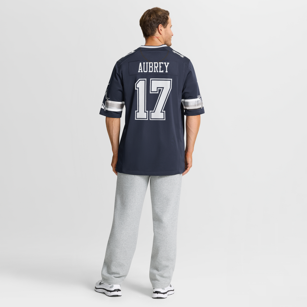 Dallas Cowboys Brandon Aubrey Nike White Game Jersey product image 14, provided for visual reference and product detail