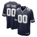 Dallas Cowboys Nike Navy Custom Game Jersey product image 1, provided for visual reference and product detail review