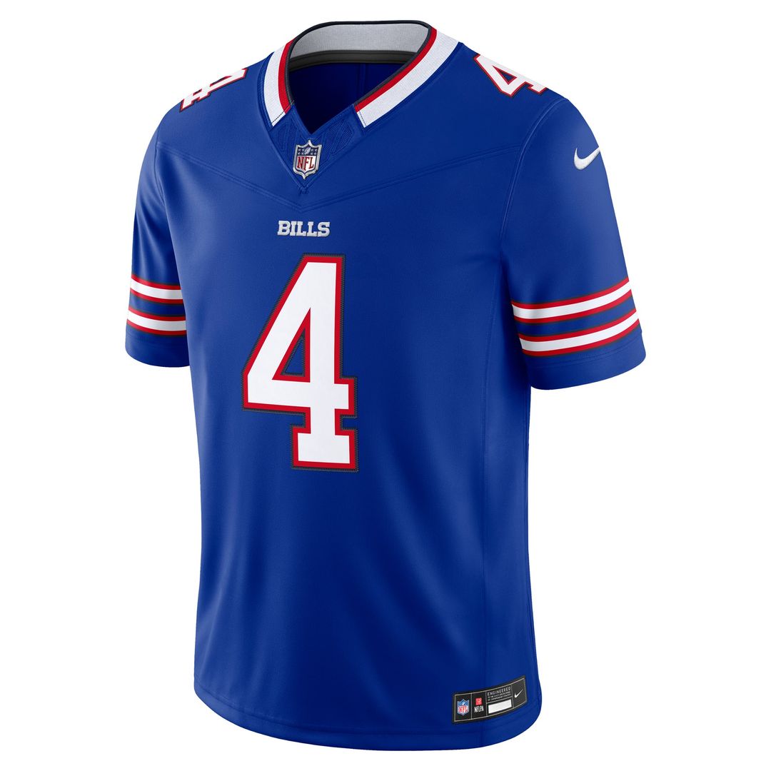 Buffalo Bills James Cook III Nike Royal Team Vapor F.U.S.E. Stitched Limited Jersey product image 2, provided for visual