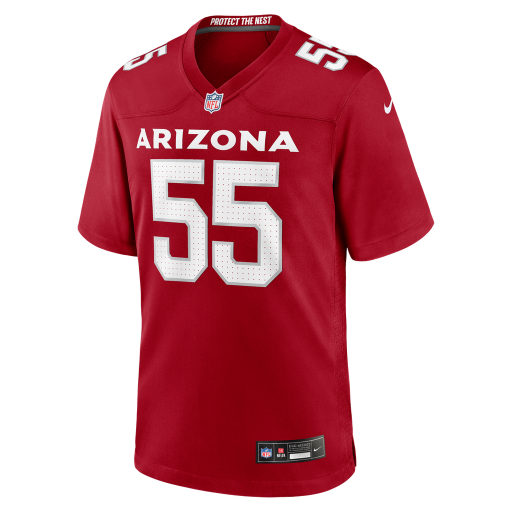Arizona Cardinals Dante Stills Nike Cardinal Team Game Jersey product image 2, provided for visual reference and product