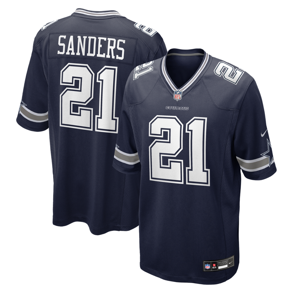 Dallas Cowboys Deion Sanders Nike Navy Team Retired Player Game Jersey product image 1, provided for visual reference and