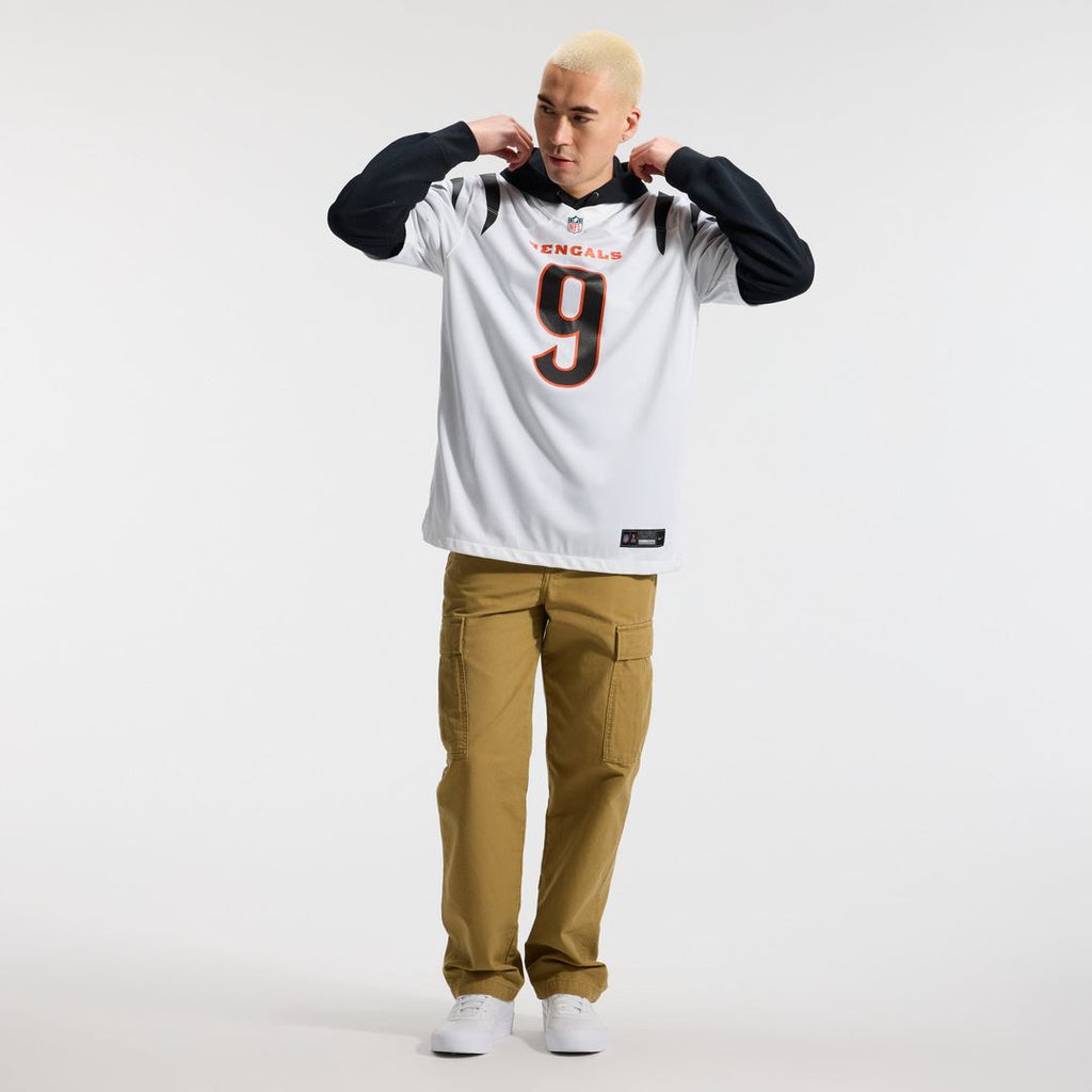Cincinnati Bengals Joe Burrow Nike White Game Jersey product image 17, provided for visual reference and product detail