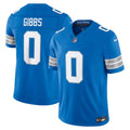 Detroit Lions Jahmyr Gibbs Nike Blue Team Vapor F.U.S.E. Stitched Limited Jersey product image 1, provided for visual