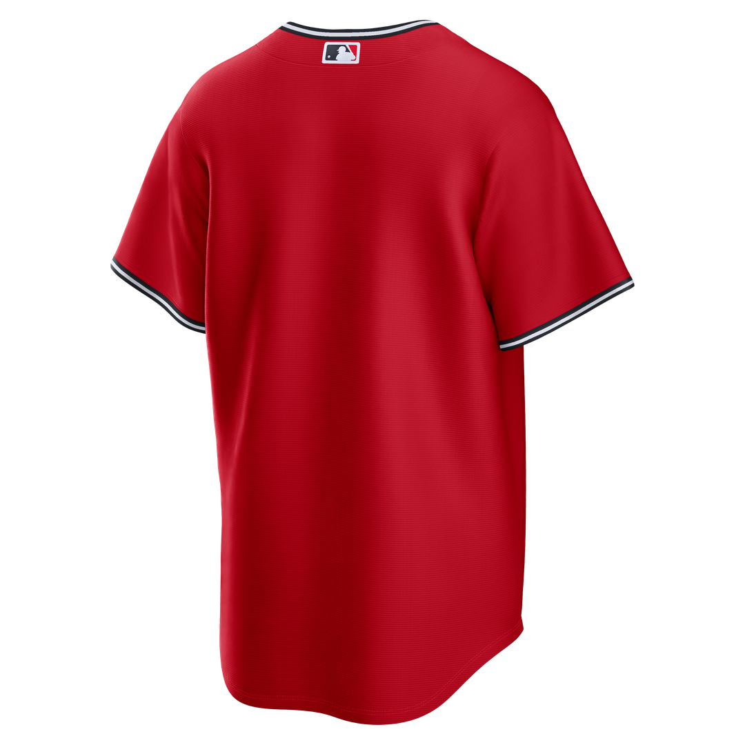 Cleveland Guardians Nike Red Alternate Replica Jersey product image 3, provided for visual reference and product detail