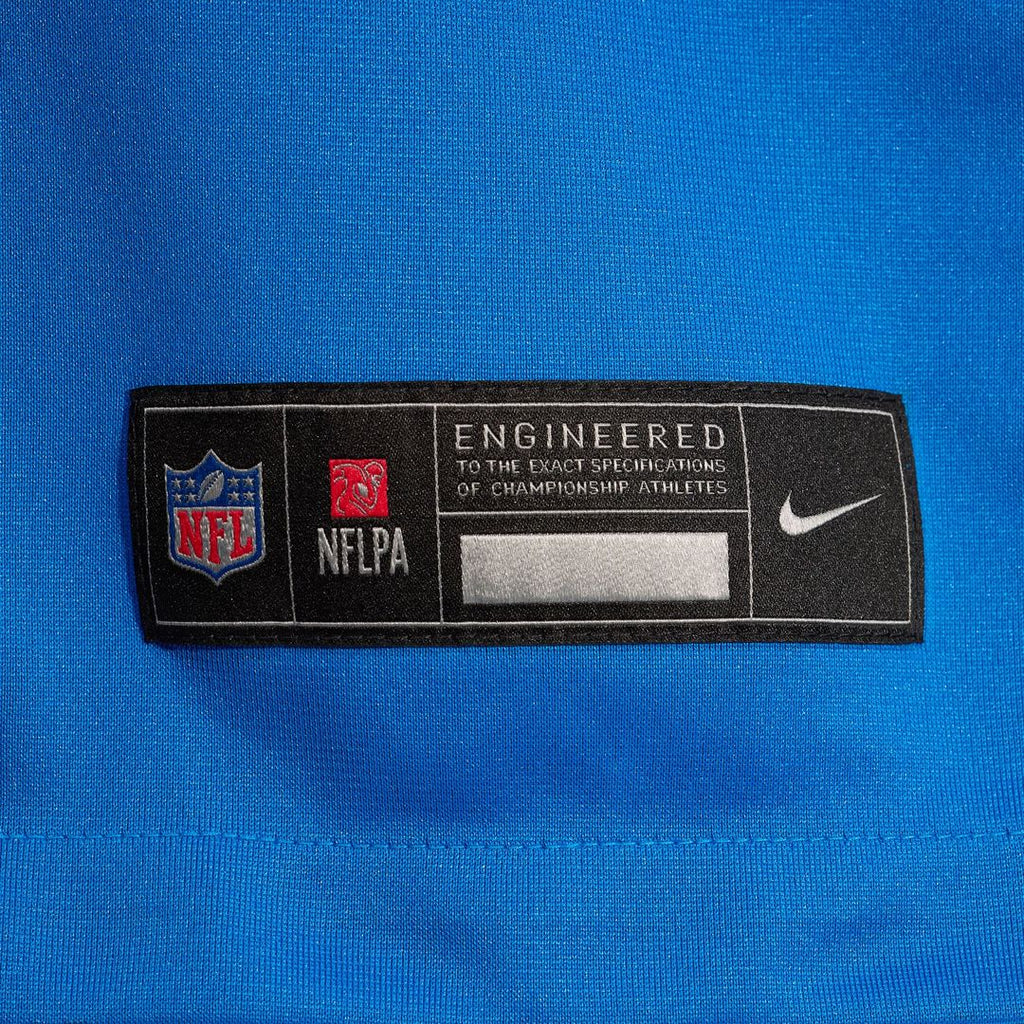 Detroit Lions Aidan Hutchinson Nike Blue Game Jersey product image 14, provided for visual reference and product detail