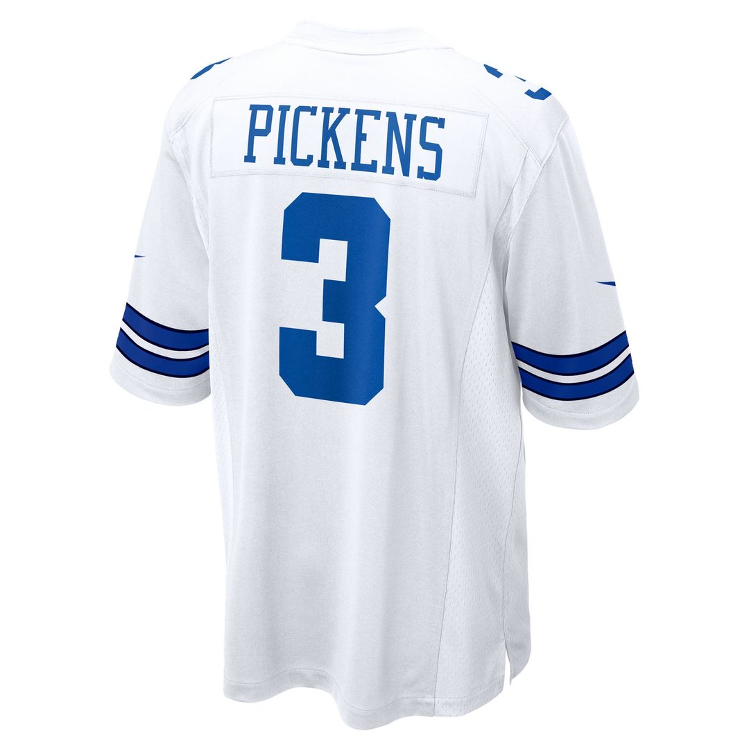 Dallas Cowboys George Pickens Nike White Game Jersey product image 6, provided for visual reference and product detail review