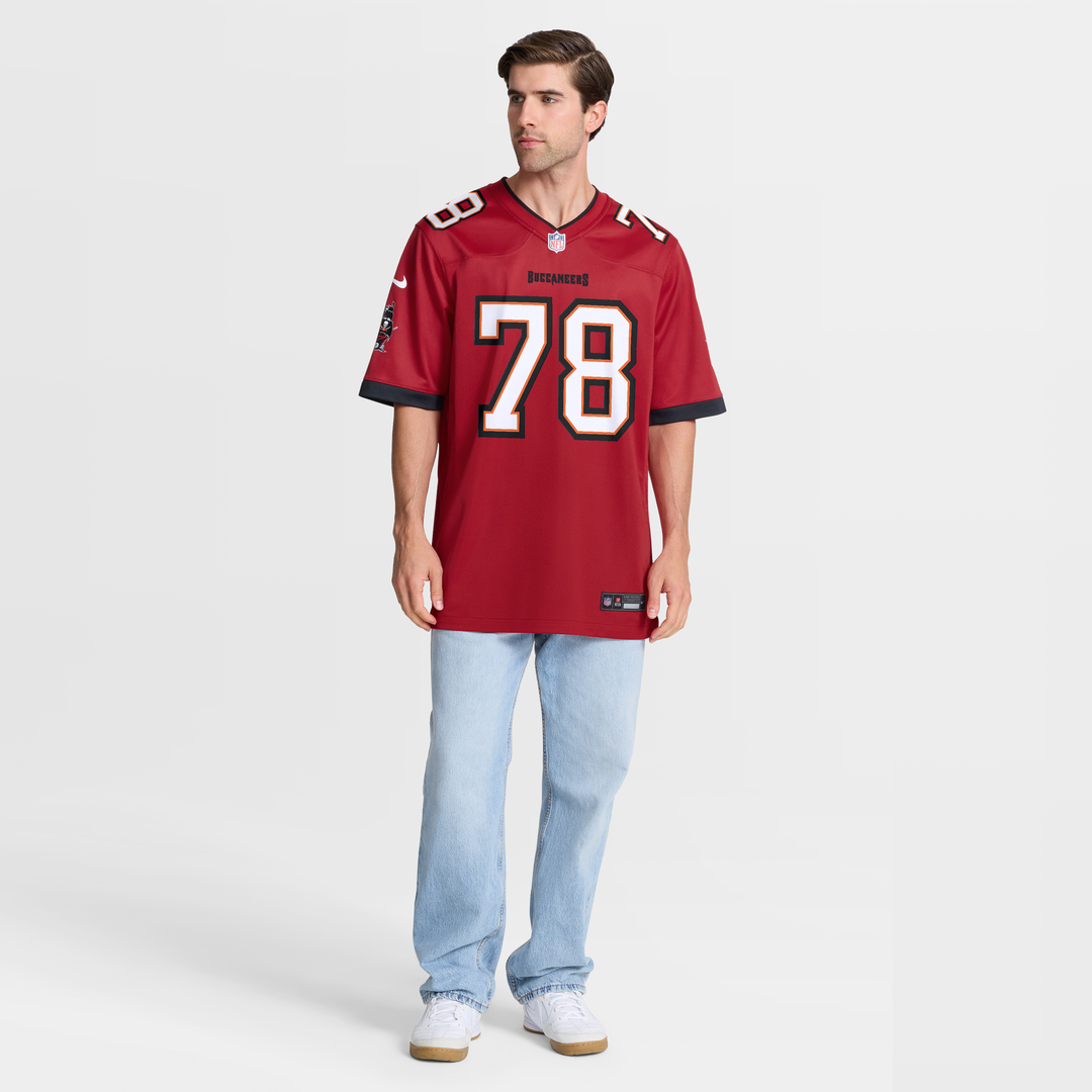 Tampa Bay Buccaneers Tristan Wirfs Nike Orange Alternate Game Jersey product image 19, provided for visual reference and