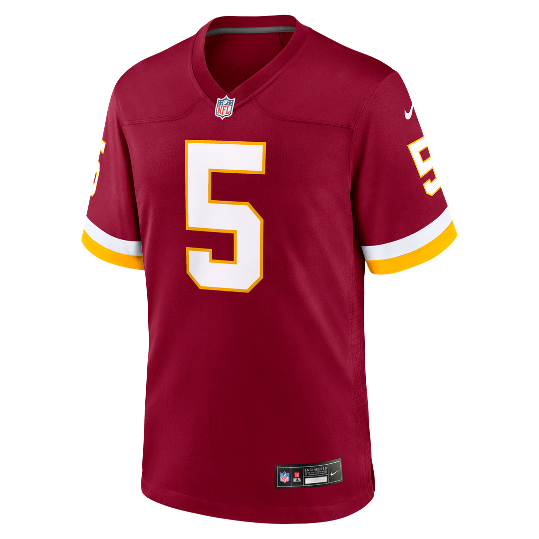 Washington Commanders Jayden Daniels Nike Burgundy Game Jersey product image 20, provided for visual reference and product